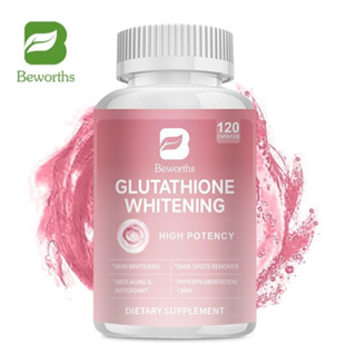 BEWORTHS Viên nang làm trắng da 1000mg Glutathione hỗ trợ chất chống oxy hóa làm trắng da thải độc làm sạch