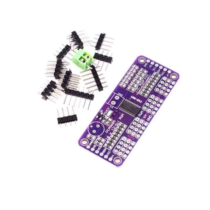 Pca9685 16 kênh 12 bit Fm I2C bus Bộ điều khiển PWM mô-đun điều khiển servo