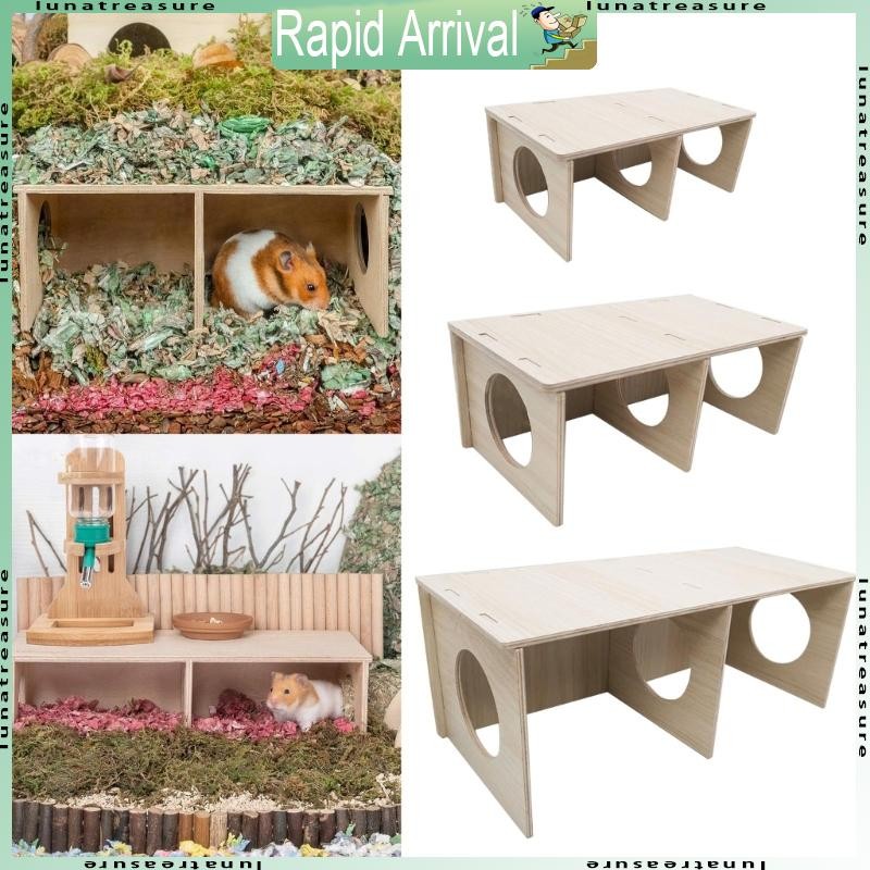 Lun Hamster Villa Villa Villa Tổ nghỉ chắc chắn tự nhiên cho lồng Hamster