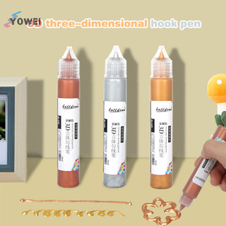 Yowei 10 / 30ml Sơn thủy tinh vết bẩn Sơn Acrylic thủy tinh chống nắng Sơn móc 3D Bút thủy tinh chống nước Sơn Paing Aquarela Đồ dùng nghệ thuật VN