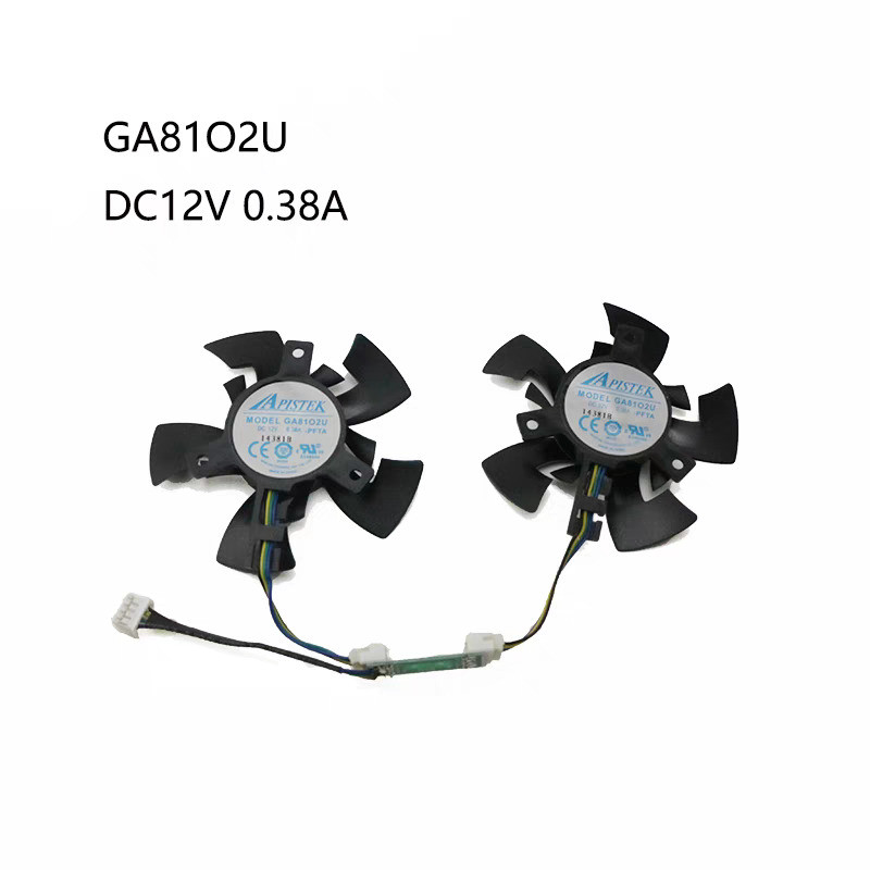 Dylan Hengjin R9 380 Cool Neng R9 285 Phiên bản quốc tế Quạt làm mát Card đồ họa GA81O2U