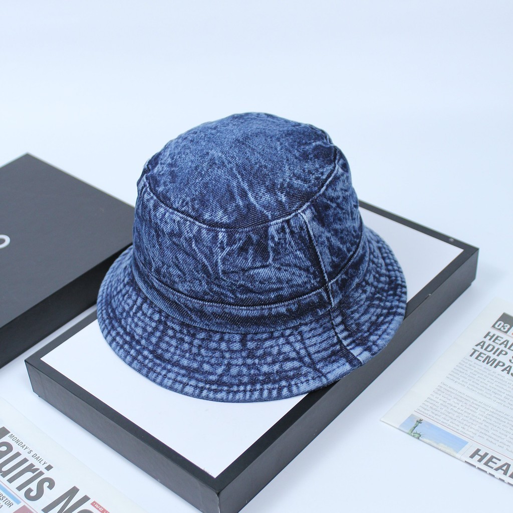 Mũ Nón Bucket Jean Nón Vành Jean Trơn Nón Bo Chất Liệu Jean Cao Cấp Dày Dặn Thời Trang Cho Cả Nam Và