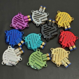 Nắp Tròn thông hơi IPONE 4 val CNC nguyên khối lắp WAVE / DREAM_Lắp cho hệ đầu IPPON 4 Val_MS2