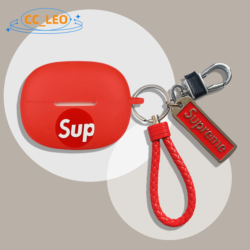 for IQOO TWS Air3 Case Silicone Soft Case Cute Block Pendant Cartoon Keychain Suitable for IQOO TWS 
