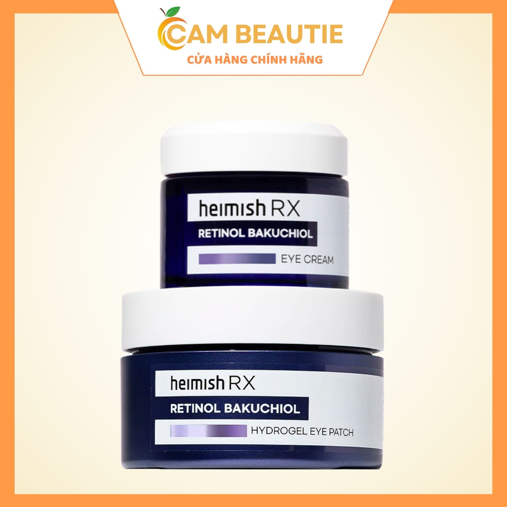 Chống lão hoá mắt Heimish RX Retinol Bakuchiol Eye Cream - Hydro Eye Patch