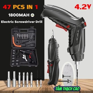  Máy Tuốc Nơ Vít Điện Cầm Tay Máy Khoan Pin đóng hộp 48 chiếc  Mini Bắt Vít Đa Năng Gia Dụng Thông Minh - ƯU ĐÃI GIÁ SỐC 