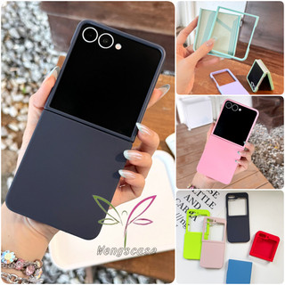  Ốp Điện Thoại Silicon Lỏng Mỏng Samsung Galaxy Z Flip 7 Z Flip 6 Z Flip 5 Mềm Microfiber Lót Màu Kẹo Chống Sốc 