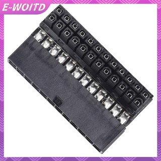 E-woitd ATX 24pin 90 độ 24 pin đến 24pin Bộ chuyển đổi phích cắm điện Mainboard Đầu nối nguồn Mô-đun cho cáp cấp nguồn HNVN