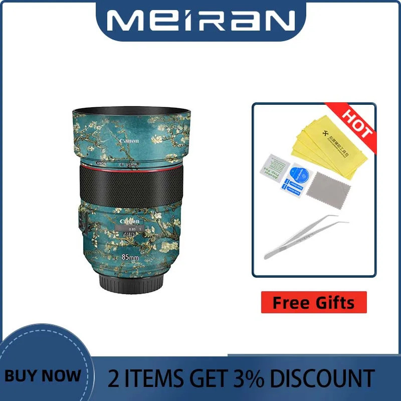 Trang Trí Ống Kính Máy Ảnh Chống Trầy Xước Cho Canon EF85mm F1.4 85F1.4 Ống Kính Máy Ảnh Bảo Vệ Ống 