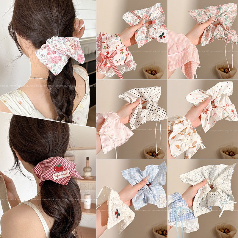 Khăn Vuông Màu Xanh Nữ Vuông Lớn Ruột Tóc Mũ Đội Đầu