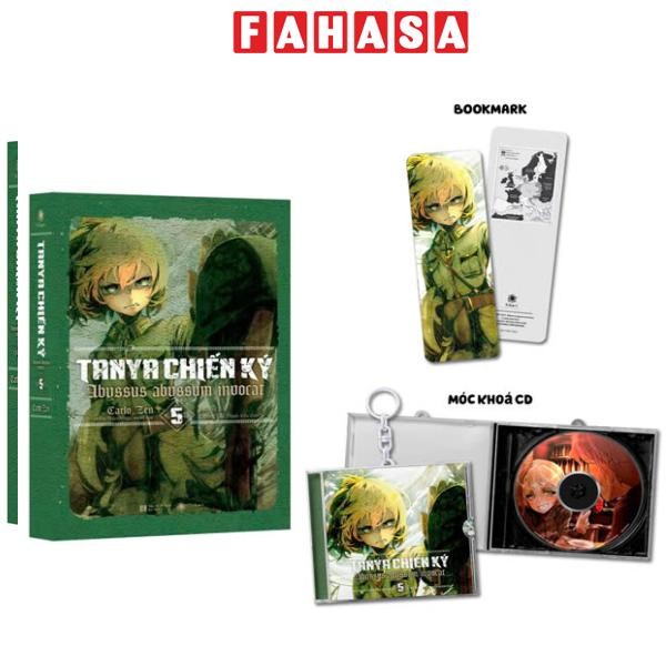 Sách - Tanya Chiến Ký - Tập 5 - Abyssus Abyssum Invocate - Tặng Kèm Bookmark + Móc Khóa CD