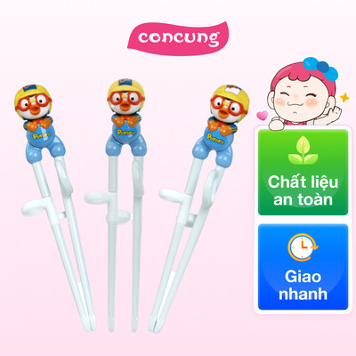 Đũa tập ăn Edison Pororo cho bé (tay phải)