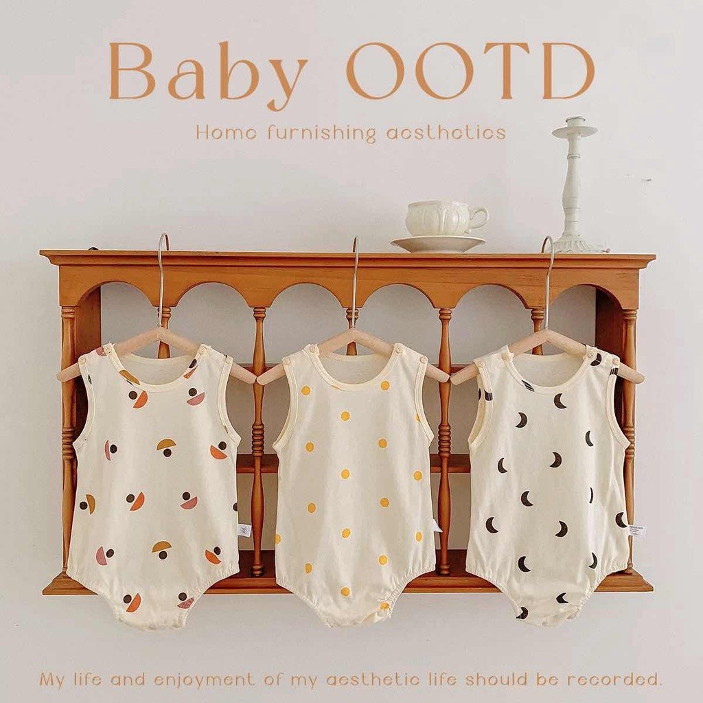 0-2 Years Old Nordic Style Baby Clothes Cotton Newborn Baby Romper Infant Bodysuit