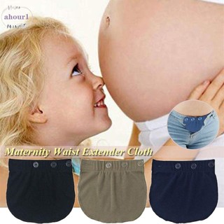 Ahour1 mang thai dây thắt lưng nữ eo nối dài mang thai may phụ kiện mang thai hỗ trợ quần eo kéo dài vải