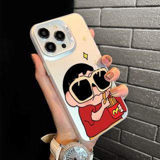 Kính Mát Mới Shin-chan Vỏ Cho Reno 12 11 Pro 11F 8T 7 8 6 4 4G 8T 5G 9 8 7 6 5 Pro Plus 7Z 8Z 7 8 5 4 Lite 5F 4F Crayon Shin-chan Fries Cola Ốp điện thoại