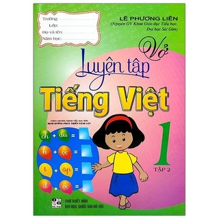 Sách - Vở Luyện Tập Tiếng Việt 1 - Tập 2