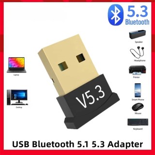 Usb bluetooth 5.3 adapter bluetooth 5.1 dongle adapter cho pc laptop loa không dây thu âm thanh usb bộ phát