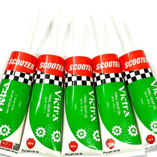 Nhớt hộp số, dầu láp Victra xe tay ga Scooter SAE 90, API GL - 5 dung tích 120ml