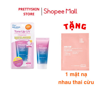 Kem Chống Nắng Skin Aqua Tone Up UV SPF 50+ hàng Nội Địa Nhật Bản 80g