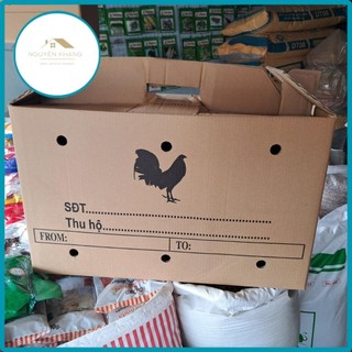 Thùng đựng gà che gà nòi loại carton 5 lớp