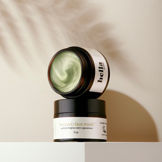 Mặt nạ bơ làm sạch ẩm mịn cho da Hella Beauty - MÈO BEAUTY