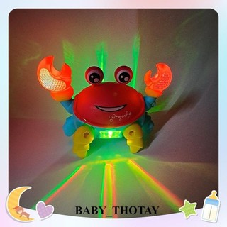 Đồ chơi cho bé Con cua chạy pin có nhạc và đèn