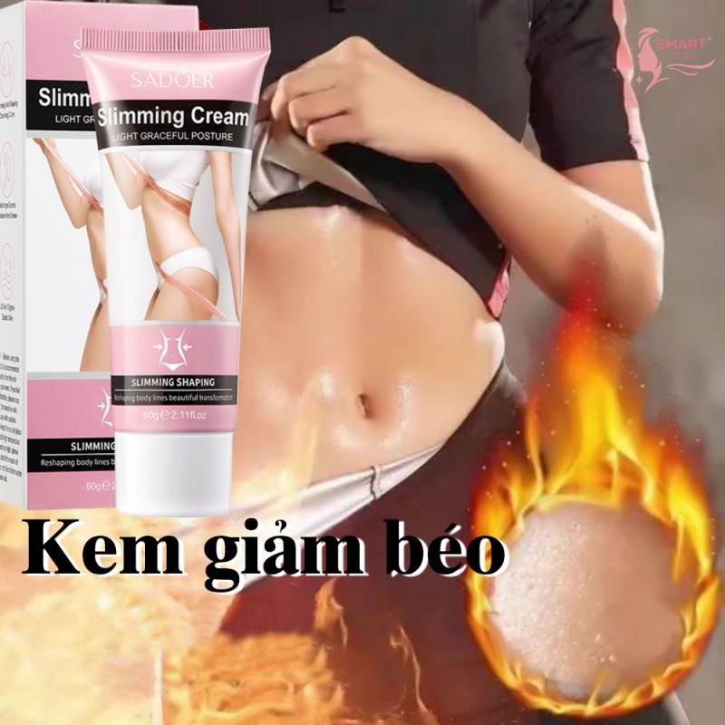 Kem giảm mỡ bụng Kem Tan Mỡ Bụng 60ml an toàn có hiệu quả giảm béo eo thon thon bụng Toàn Thân Đốt Mỡ Toàn
