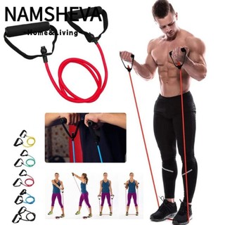 NAMSHEVA Dây kháng lực đàn hồi, Dụng cụ tập thể hình tại nhà Dây đeo tập thể dục, Dây kháng lực Tay cầm chống trượt thoải mái Dây tập luyện chuyên nghiệp Tập thể dục tại nhà