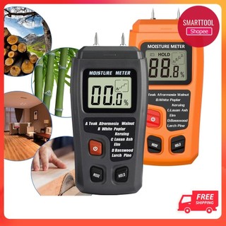 Máy đo độ ẩm tường sơn đo độ ẩm gỗ , Máy đo độ ẩm tổ yến và các loại vật liệu TẶNG Kèm pin 9V Smarttool