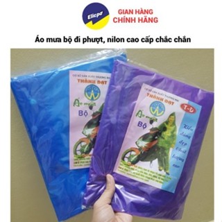 Áo mưa( Thành Đạt xịn) Bộ Đi Phượt, Nilon Cao Cấp Chắc Chắn Không Mùi, Gọn Nhẹ Tiện Dụng, Đi Trời Mưa, Đi Leo Núi Về Quê