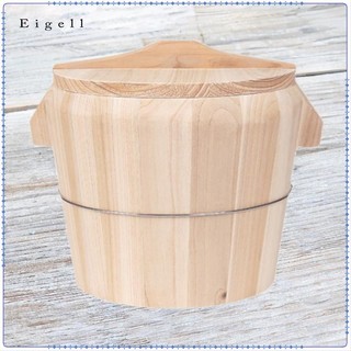 Bát cơm Sushi Xô hấp cơm có nắp Bát cơm tròn hấp bằng gỗ