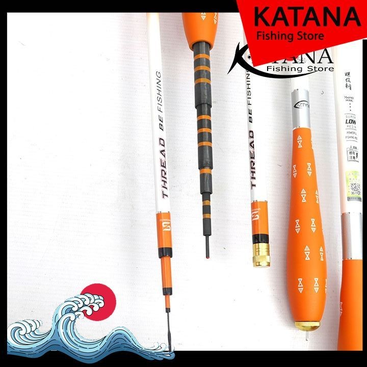 [Katana Fishing] Cần Câu Tay Bạch Kinh Thiên 4H - 3m6 4m5 5m4 6m3 ( tặng kèm ngọn )