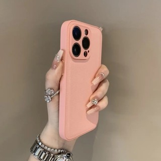 Ốp điện thoại vỗ nhẹ da vải thiều cao cấp cho iPhone15 Pro MAX 14 13 12 11 Pro MAX IXS MAX XR XS 7 8 Plus Caing camera chống sốc Bảo vệ toàn diện chống rơi bìa lưng cứng