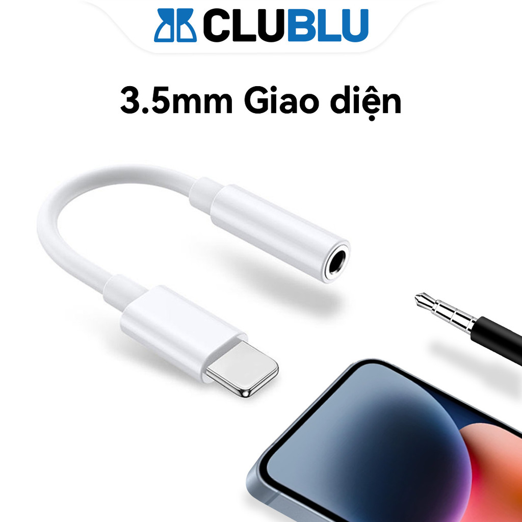 -CLUBLU- Jack Chuyển Đổi LTN Sang Jack 3.5mm Cáp Chuyển Đổi Tai Nghe không Đàm Thoại | BigBuy360 - bigbuy360.vn