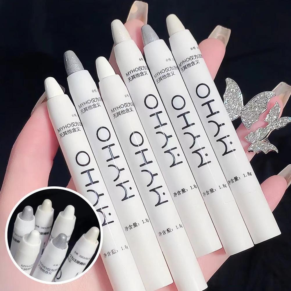 Bút Kẻ Mắt Trắng Bút Chì Mắt Làm Sáng Phấn Mắt Chống Thấm Nước Highlighter H1W7