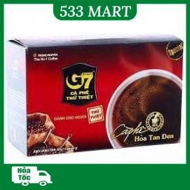 Cafe G7 đen đá KHÔNG đường hộp 30g (15 gói x 2g)