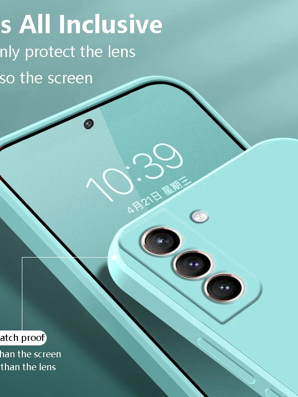 [SS originality] Square Liquid Silicone Phone Case For Huawei P40 P30 P20 Mate 40 30 Pro Plus 4G 5G