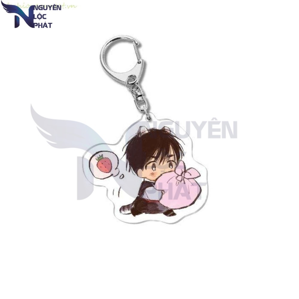 Fashionconnect Korea No Love Zone Keyrchain, Phim hoạt hình Anime Love Restricted Zone Mặt dây chuyề