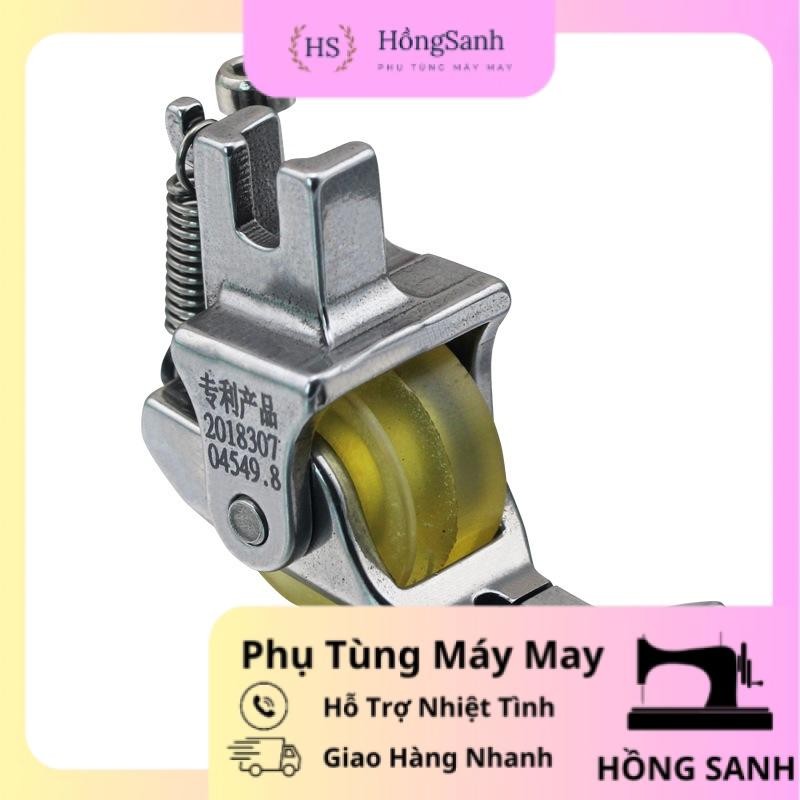 Chân vịt may gân, may viền lé chống nhăn sủ dụng cho máy may 1 kim công nghiệp