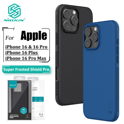 Ốp điện thoại Nillkin Super Frosted Shield Pro cho iPhone 16 Pro Max 16 / 16 Pro Ốp điện thoại chống sốc vân tay