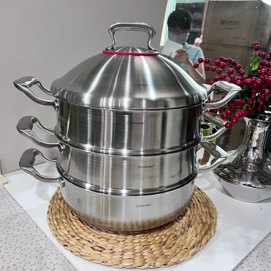 Nồi hấp 3 tầng Chockmen 30cm CKM41