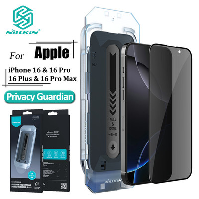 Kính cường lực toàn màn hình NILLKIN cho iPhone 16 Pro Max 16 Plus 16 Pro Dễ dàng cài đặt Bảo vệ màn hình chống chói