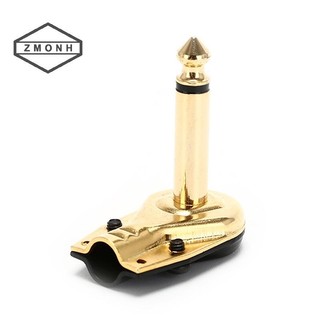 Zmonh 6.35mm Hiệu ứng đàn guitar Bàn đạp kết nối Jack Adapter phích cắm đàn guitar điện * mới