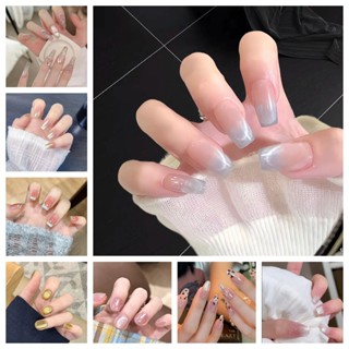 10 Chiếc Thiết Kế Mắt Mèo Móng Tay Giả Có Keo Size XS / S / M Ngắn Vừa Móng Tay Nghệ Thuật