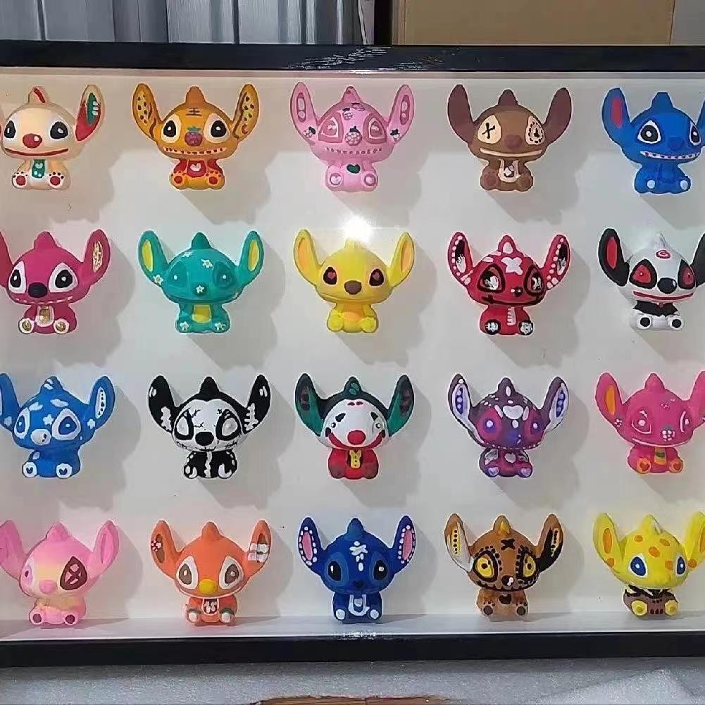 Stitch Doll Thạch Cao Búp Bê Trắng Embryo Tốt Nghiệp Quà Tặng Nhỏ Tô Màu 2D Handmade DIY Sản Xuất Tr