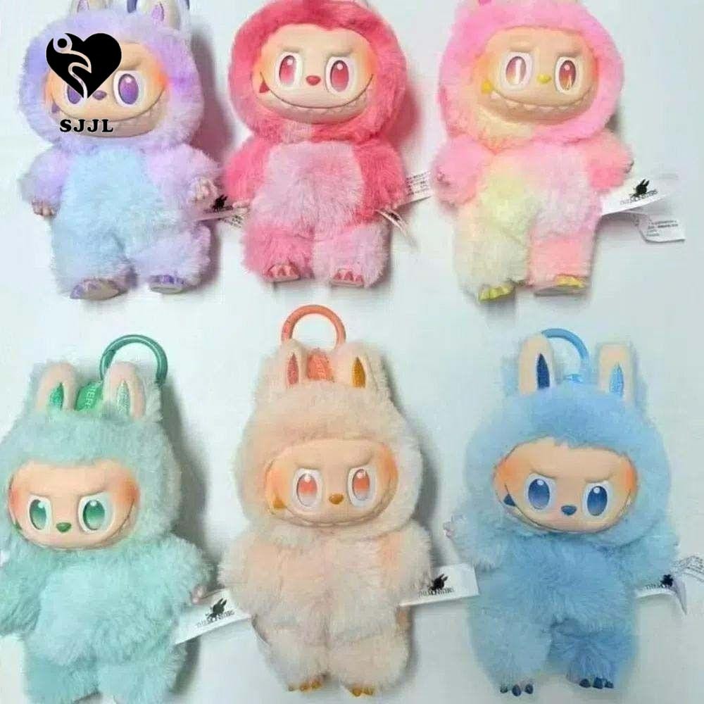 Móc khóa sang trọng SJJL Labubu V3, Nhân vật búp bê Labubububu V3 có thể sưu tập Pop Mart, Vinyl Lab