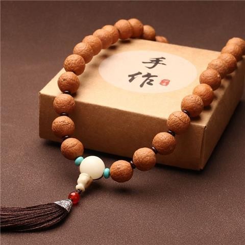 Vòng tay hạt bồ đề nguyên bản từ Nepal, thiết kế phượng hoàng mắt bồ đề