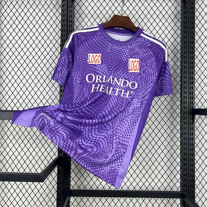 Mẫu áo bóng đá sân nhà Orlando City mùa giải 2025 - 2026 dành cho người hâm mộ