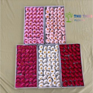  Hoa sáp mao lương  50 bông  nhiều màu dùng để trang trí bó hoa phụ kiện quà tặng 