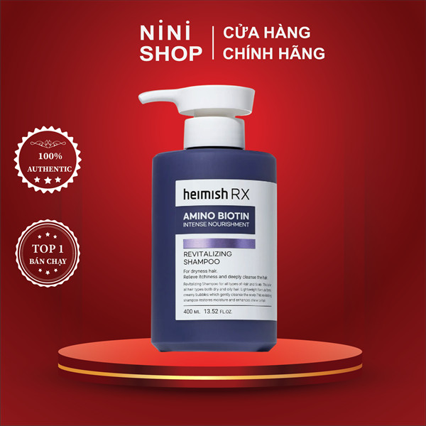 Dầu Gội HEIMISH RX Amino Biotin Revitalizing Shampoo 400ml - ninishop
